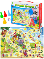Игра-ходилка "Изучаем алфавит" плотная коробка (ИН-0248)