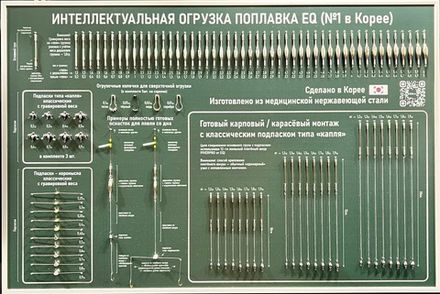 ПРЕЗЕНТАЦИОННАЯ ПРОДУКЦИЯ ДЛЯ РОЗНИЧНЫХ РЫБОЛОВНЫХ МАГАЗИНОВ