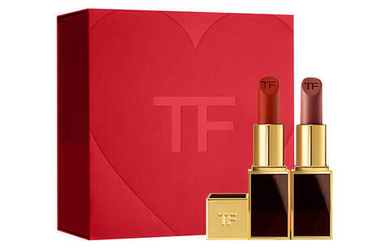 Губная помада Tom Ford TF Black Tube Two-Tone Gift Box Set Lipsticks Матовый Easy-to-Blend Complexion Brightening #16+#100