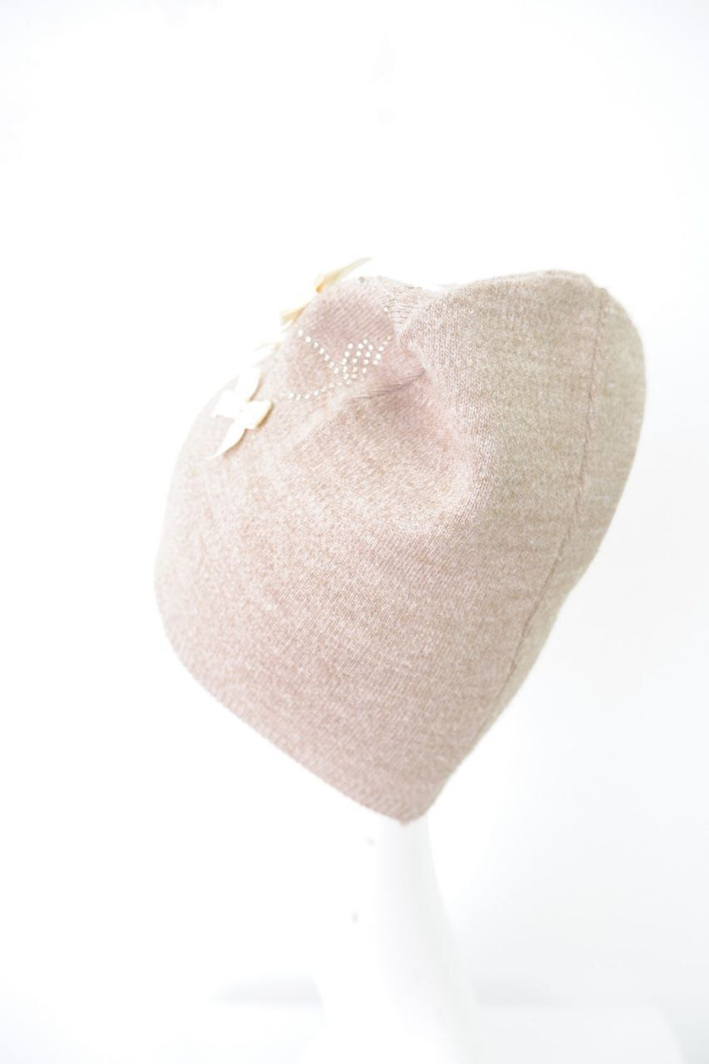 Шапка с бантиками