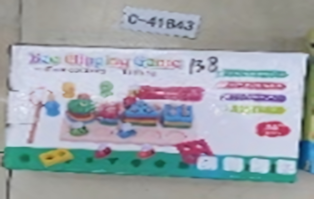 Развивающая игрушка деревянная Сортер гвозди + рыбала, коробка C-41843