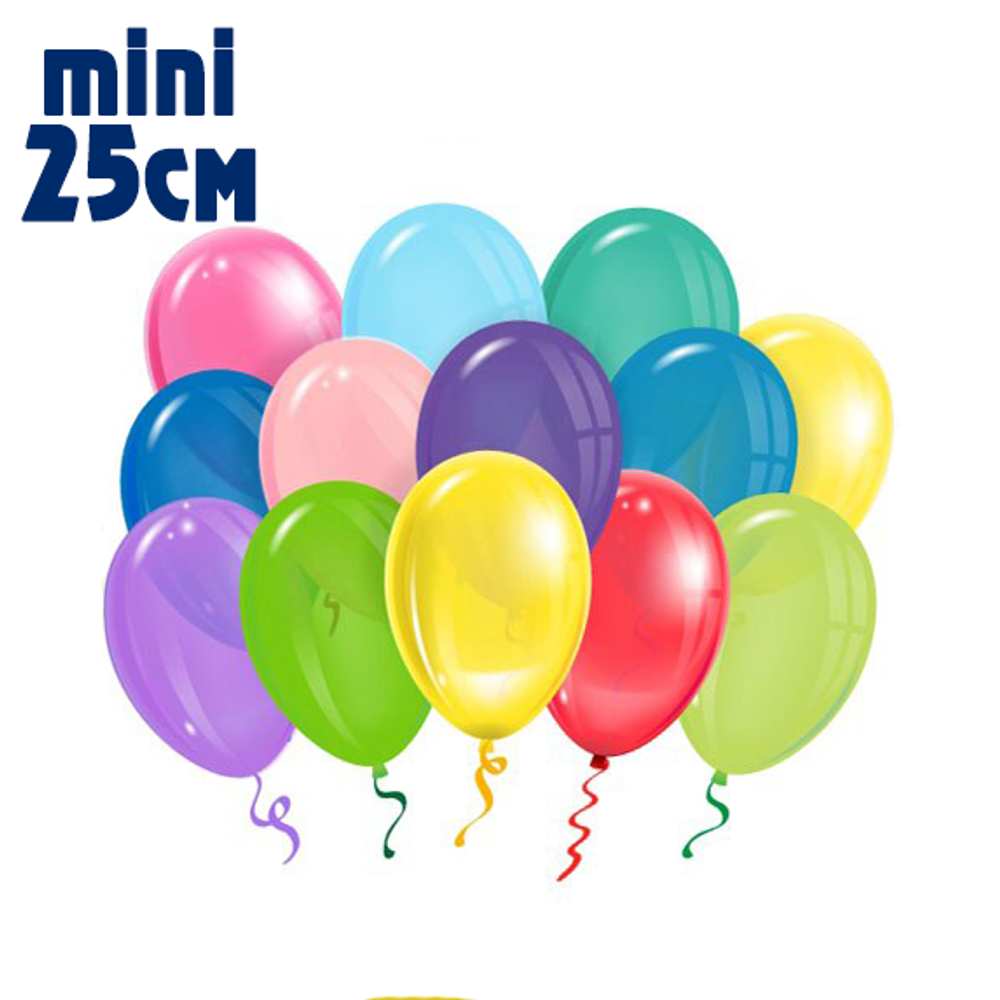 Воздушные шары  25 см Набор 15 шт