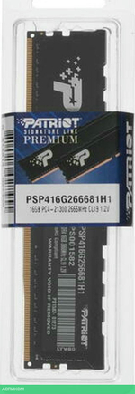 Оперативная память Patriot DDR 4 DIMM 16Gb PC21300 (PSP416G266681H1)