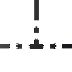 Коннектор T-образный для накладного шинопровода Arte Lamp