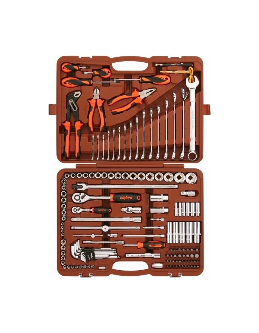 Ombra OMT143SL Набор инструмента универсальный 1/4", 1/2"DR, 143 предмета