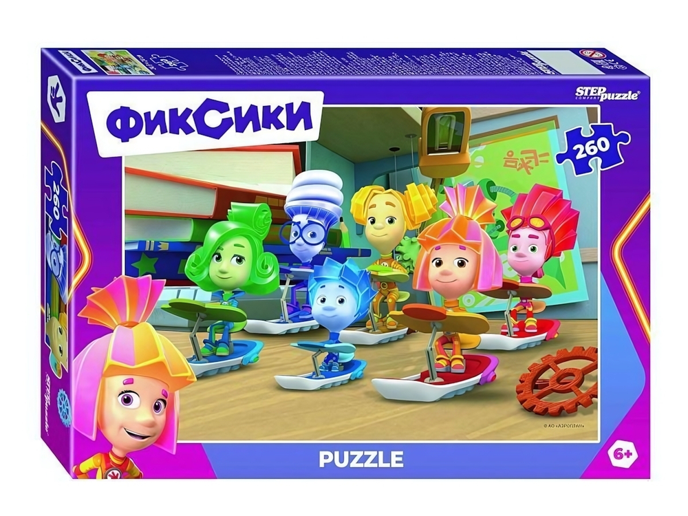 Пазл 260эл. "Фиксики. Новый сезон" (Аэроплан) (Степ Пазл)