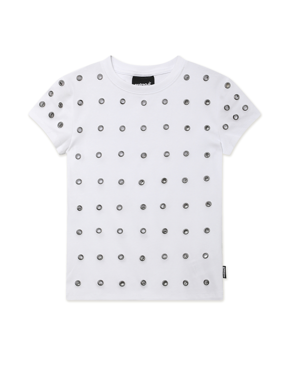 Женская Футболка Sync White Eyelet Detail Baby