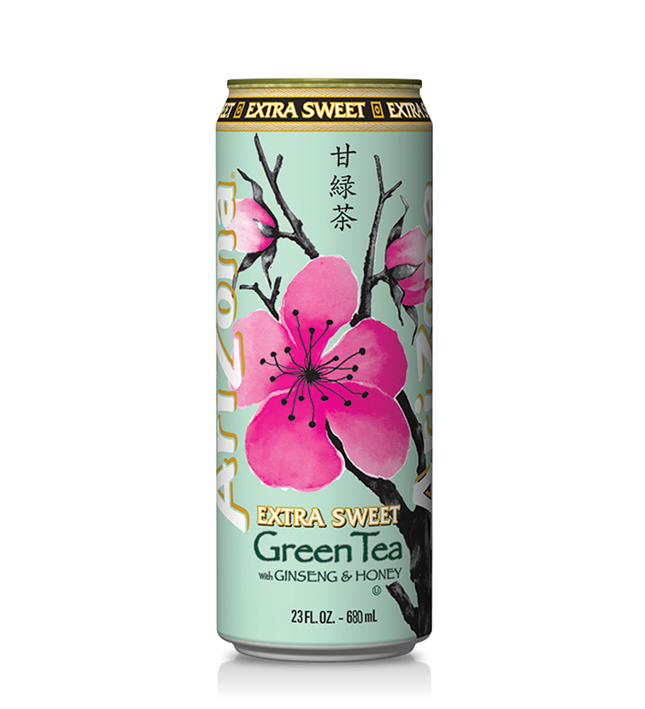 Холодный чай &quot;Аризона /  Arizona Extra Sweet Green Tea&quot; 680мл