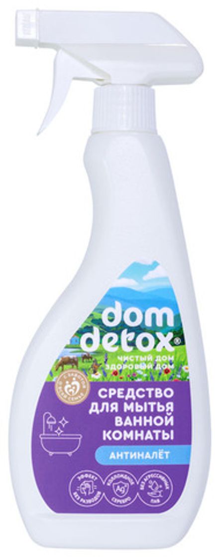 DomDetox Средство для мытья ванной комнаты "Антиналёт"