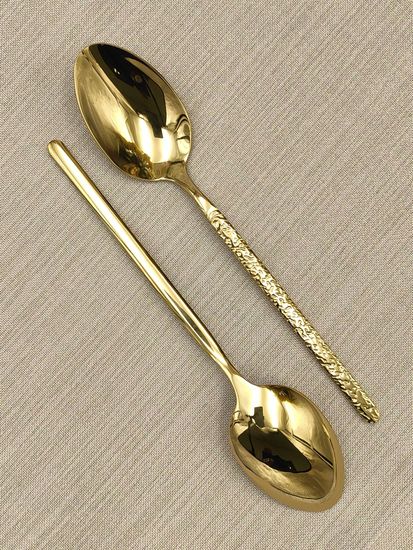 Набор столовых ложек 6 шт. из нержавеющей стали "Рельеф"