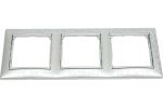 Рамка 3 поста алюминий модерн Valena Classic LEGRAND