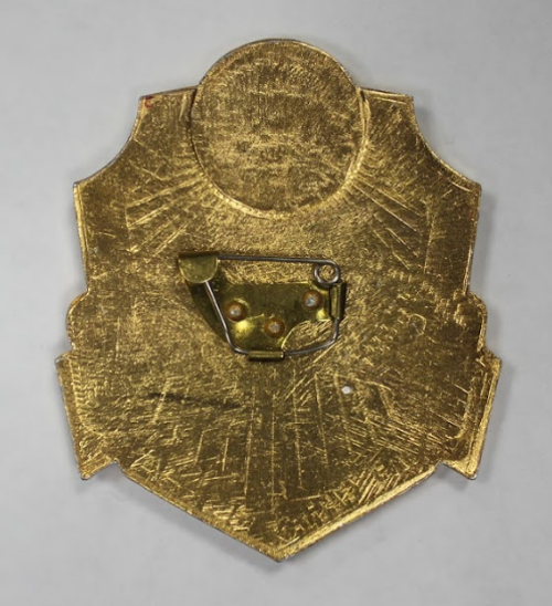 Знак Охрана дежурная смена (большой 7.5 см)