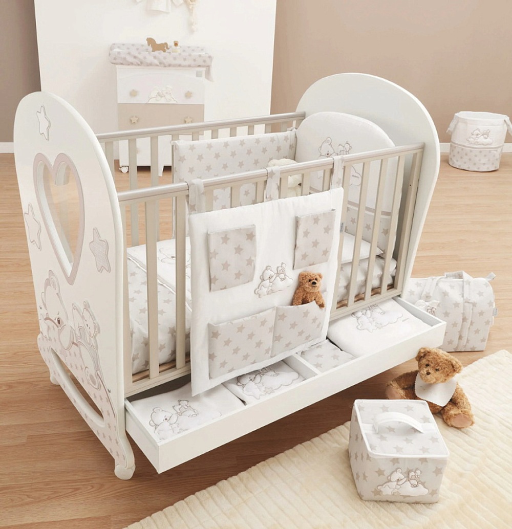 Детская кроватка Italbaby Sogni d'Oro белый