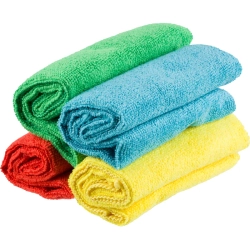 Салфетки хозяйственные Luscan микрофибра 30x30 см 220 г/кв.м (4 штуки в упаковке)