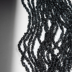 Гематин (гематит), оттенок "Gun Metal", тонкий фриформ 6-8*2,5мм