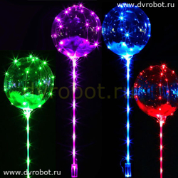 Светящийся led шар - зеленый