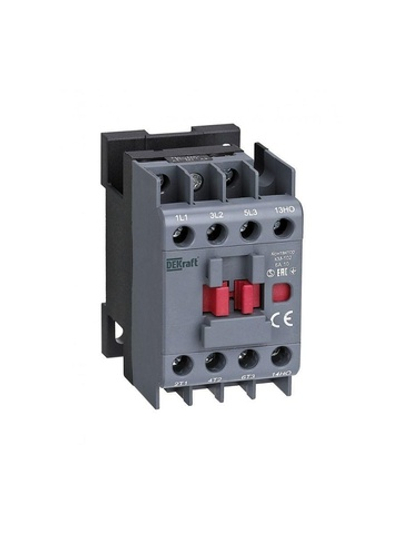 Контактор КМ-102 6А кат. 220В/230В AC 1НО AC-3 AC-4 DEKraft 22061DEK