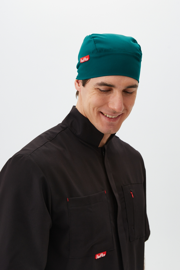 Шапочка медицинская унисекс, малахит