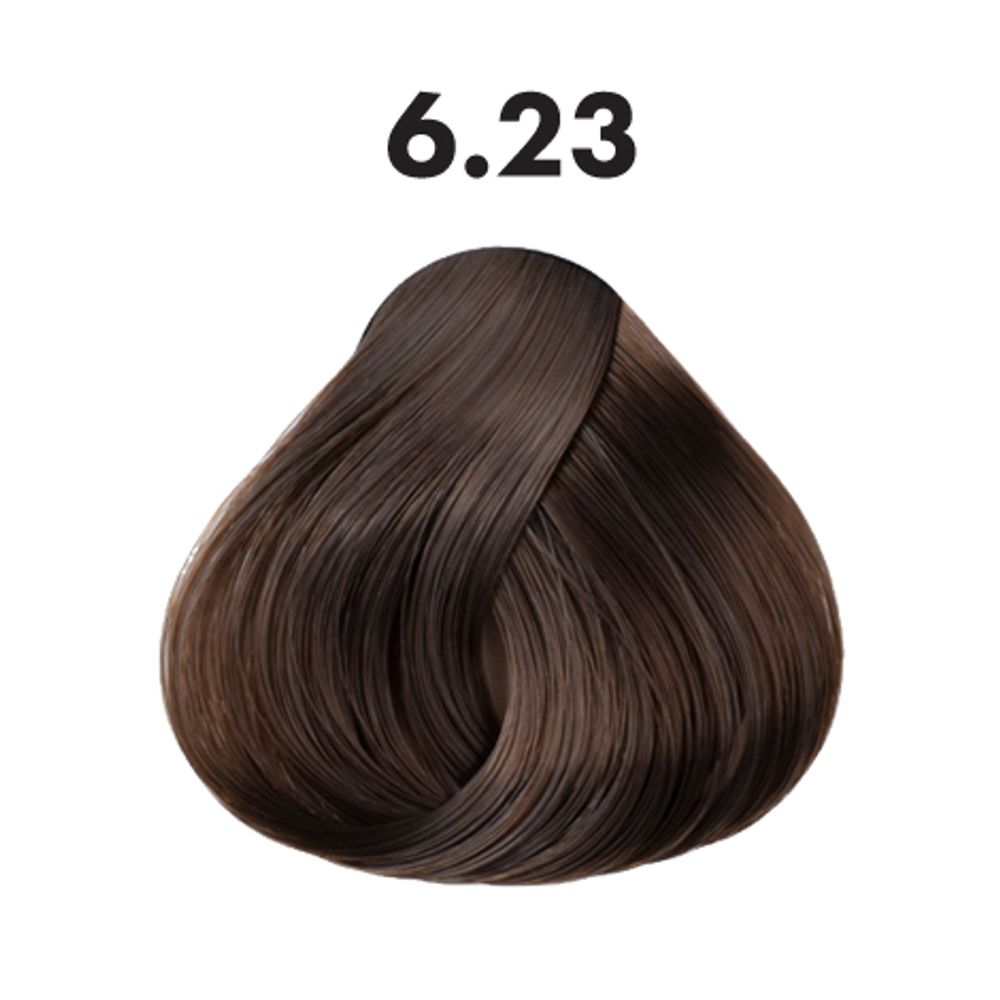 6.23 гель-краска OBRA Glow Gel Color перламутровый золотой темно-русый - 60 мл.
