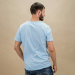 Футболка Небесная ПРЕМИУМ ХЛОПОК 160гр, XS (44)