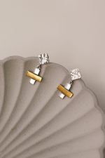 Серьги-кресты Мозаика