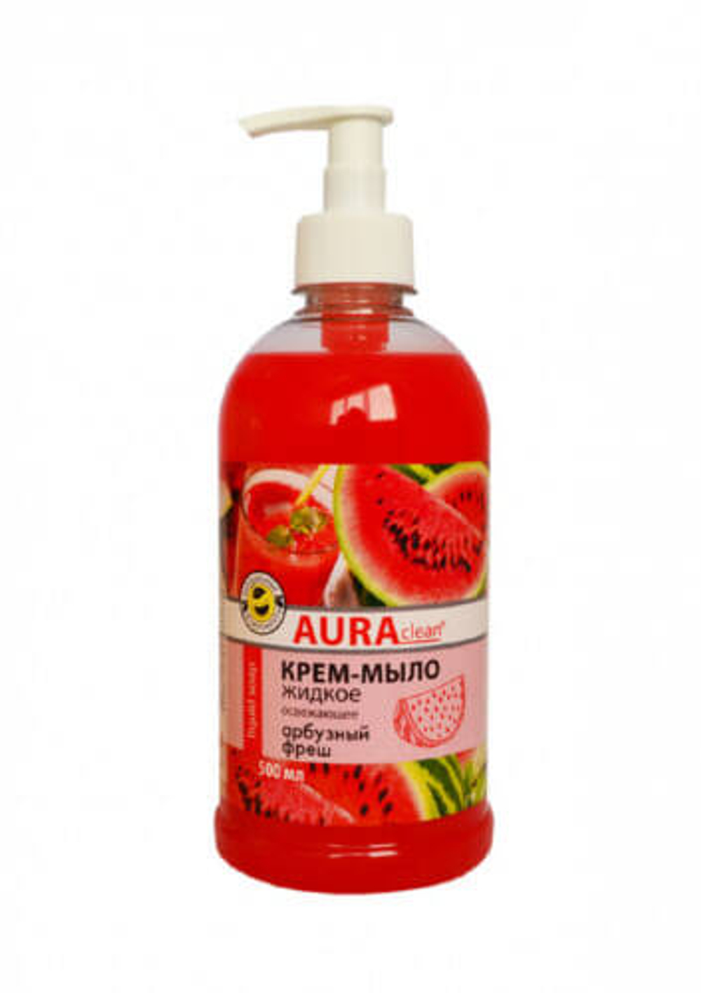 Мыло - крем жидкое Аура Арбузный фреш 0,5 л.