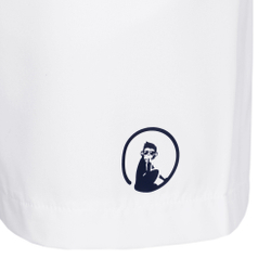 Мужские теннисные шорты Quiet Please Ocean Block Stripe Smash Shorts Men - White, Blue