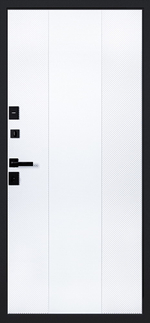 Стальная дверь "Лабрадорит" 3D. Заказная модель.