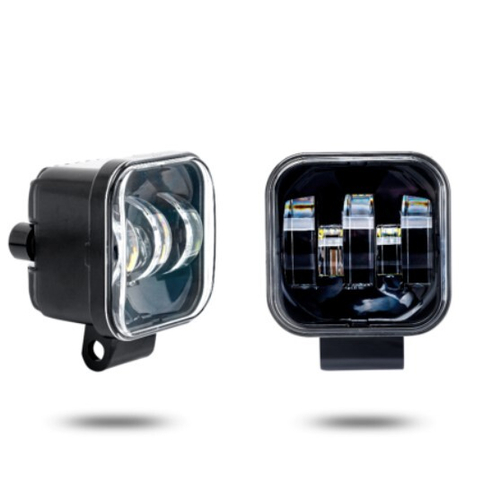 Светодиодная фара (G26), 50W, 5 линз, СГТ, квадратные (2 шт. комплект)