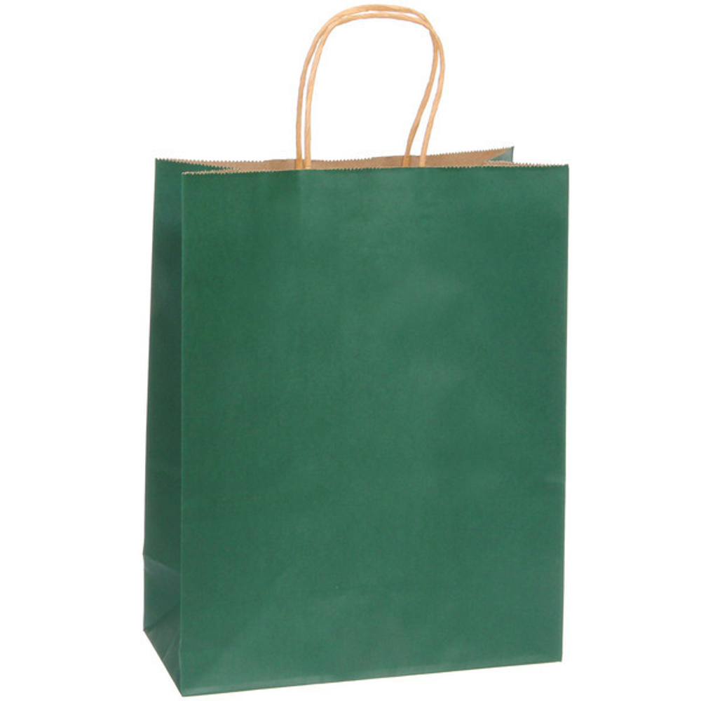Пакет подарочный «Классика» 32*26*12 см, тёмно зеленый