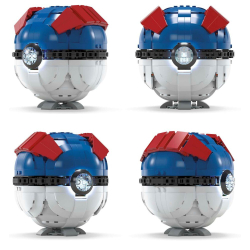 MEGA Pokemon - Large GreatBall Набор строительных блоков 299 штук. ХМВ04 / артикул   HMW04  / GTIN 194735133314