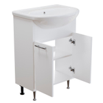 Тумба д/ванной "АлАн-60" белый 2 створки  под раковину Уют-60 (Rosa) (ЛДСП) (разбор)