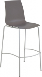 Стул пластиковый барный Papatya X-Treme BSL Pro, белый, тортора