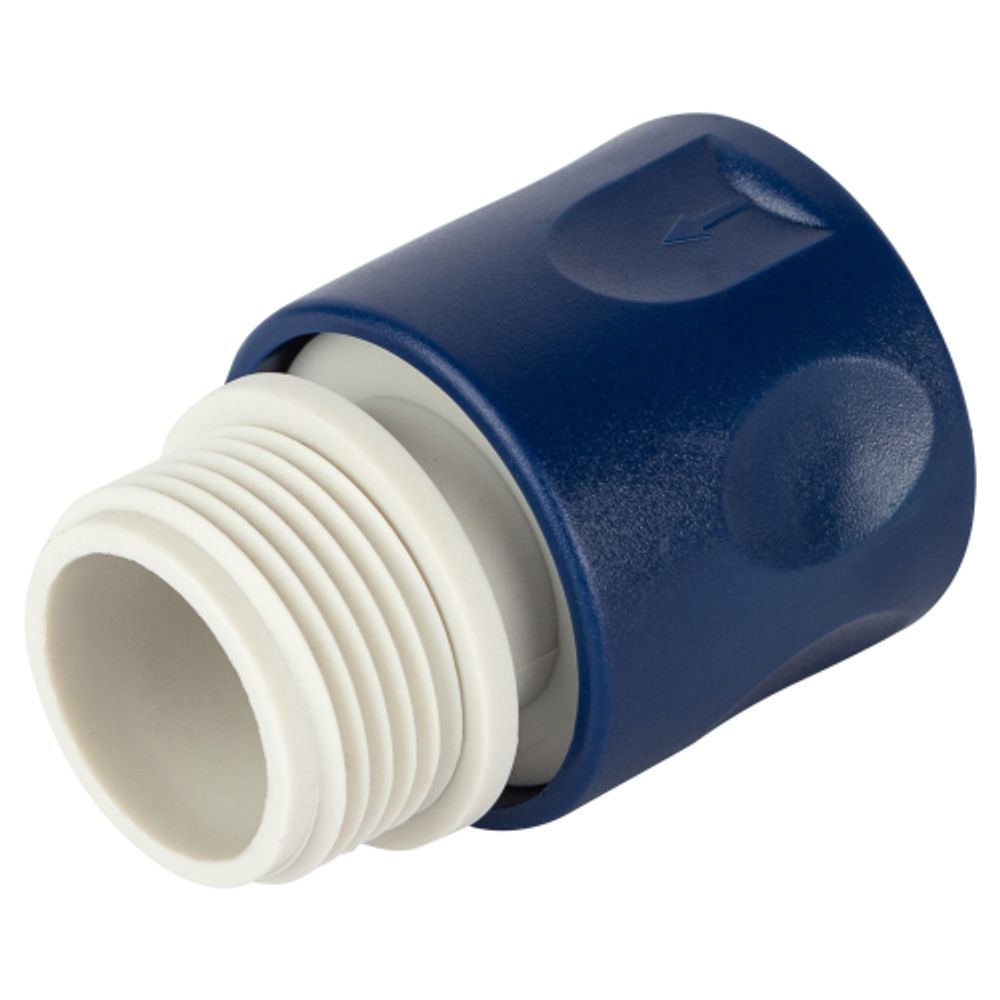 GAES20-10 GREEN APPLE ЕСО Соединитель (Коннектор) для шланга с внешней резьбой 19мм , пластик | GREEN APPLE