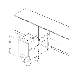 Встраиваемая посудомоечная машина Krona Garda 45 BI V2