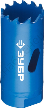 ЗУБР 22 мм, сталь Р6М5, Биметаллическая коронка (29531-022)