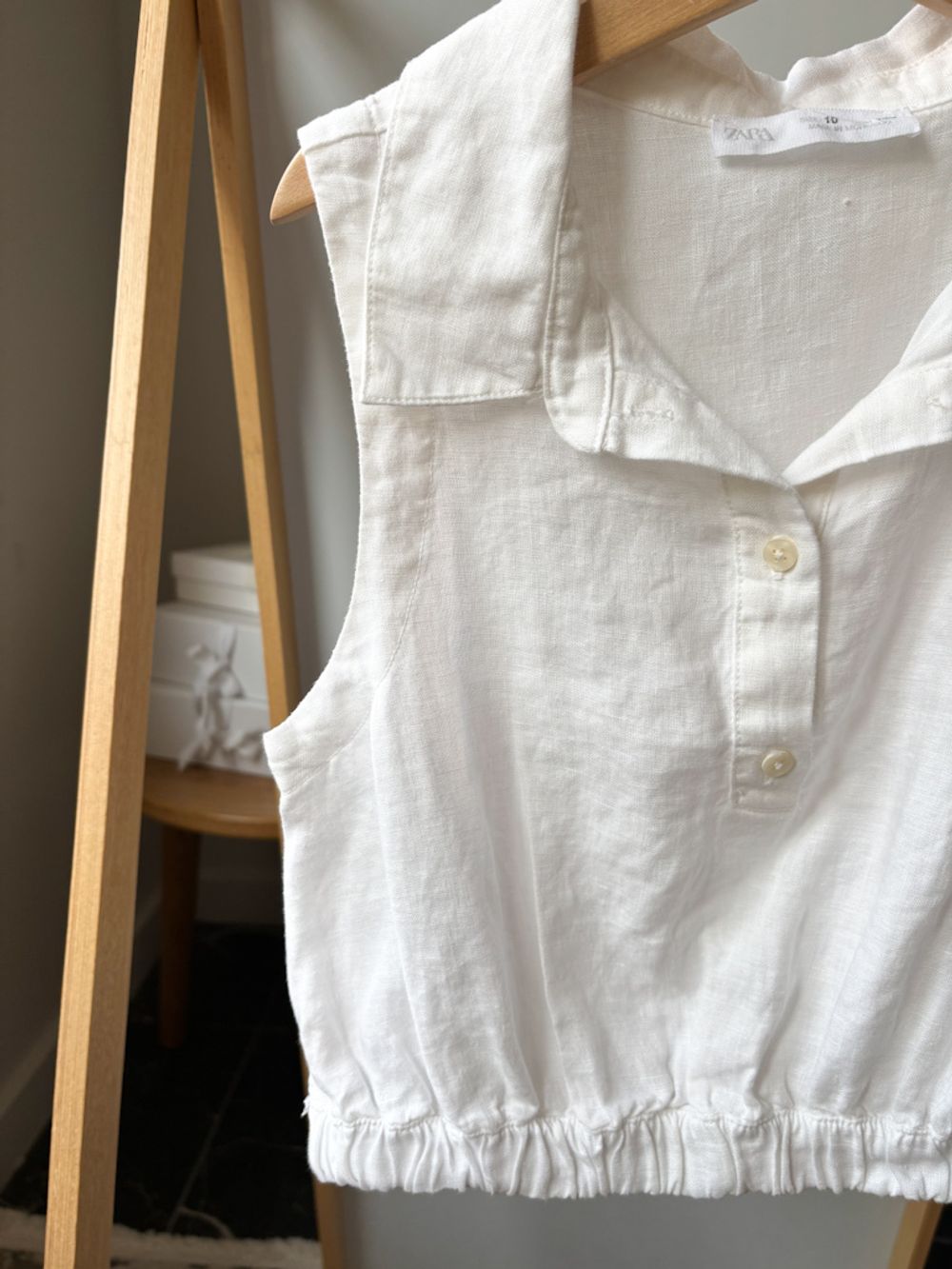 Льняной топ Zara, 140