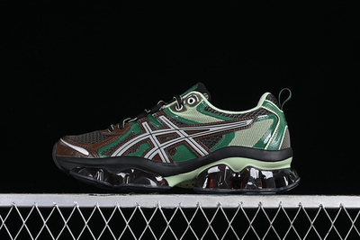 Asics Men Gel-Quantum Kinetic Dark Sepia Shamrock Green