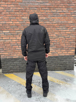 Костюм горка 6 флис осень-зима / черный