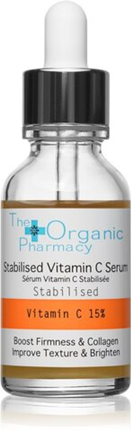 The Organic Pharmacy Stabilised Vitamin C 15% - осветляющая сыворотка с укрепляющим эффектом /   30  ml  / GTIN 5060373520357