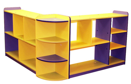 Комплект стеллажей Модульный уголок, высота 900 мм