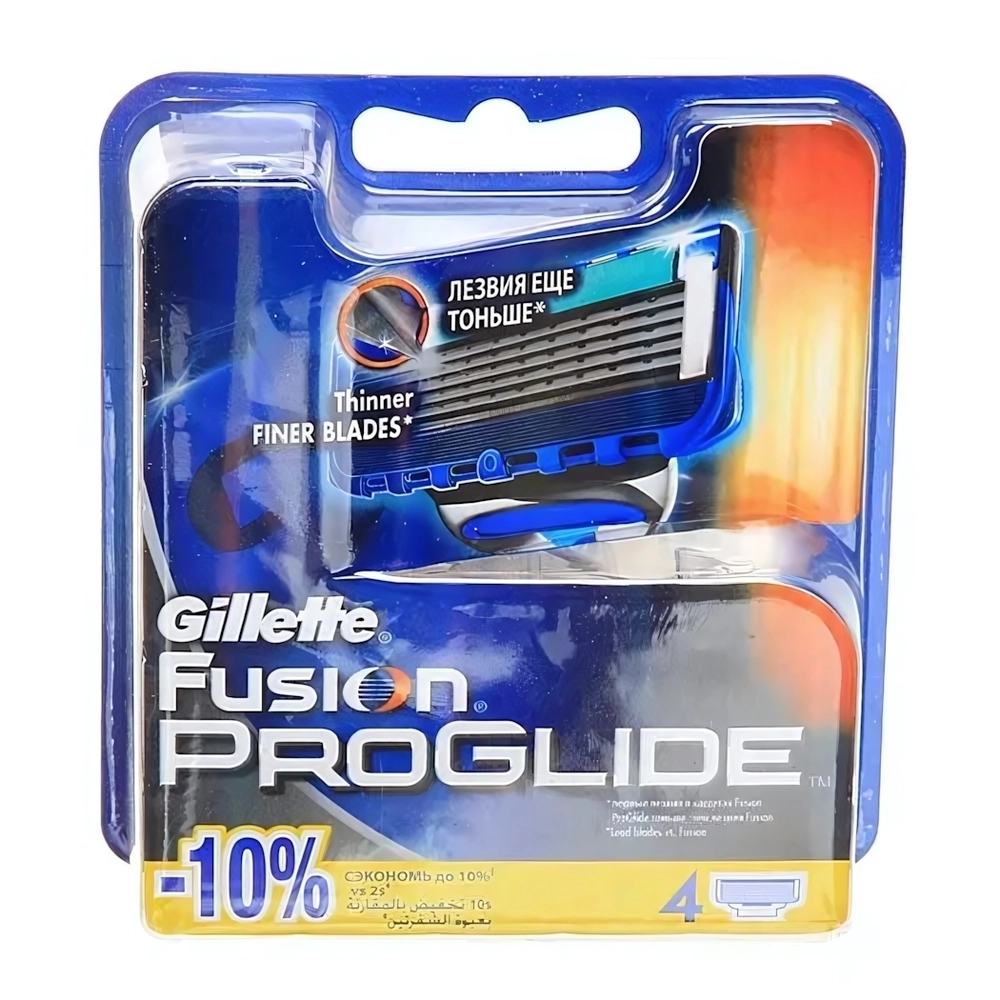 Кассеты сменные для бритья 4шт FUSION PROGLIDE
