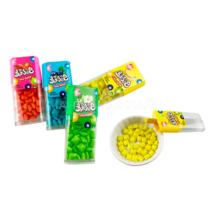 Жевательная резинка в драже Colour Bubble вкус банан 8 г