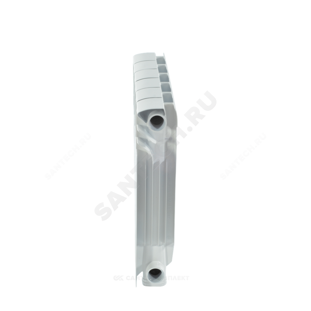 Радиатор алюминиевый Alpha 350 6 секций Qну=780 Вт RAL 9016 (белый) Ogint