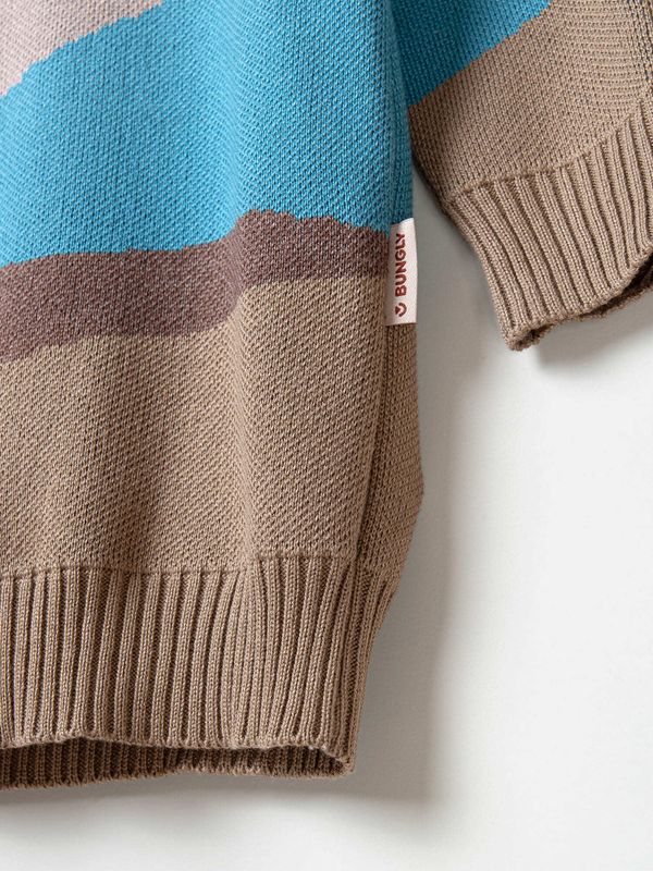 Джемпер вязаный удлиненный 