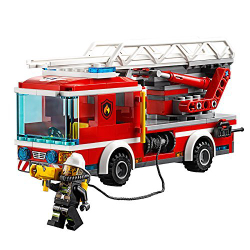 LEGO City: Пожарный автомобиль с лестницей 60107 — City Fire Ladder Truck — Лего Сити Город