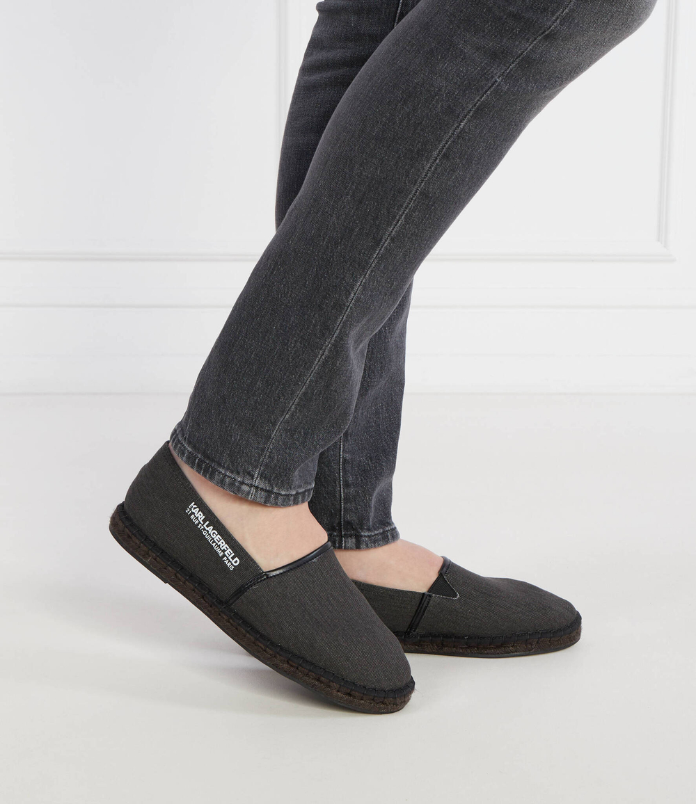 Эспадрильи KAMINO Karl Lagerfeld - графитовый(KL70119)