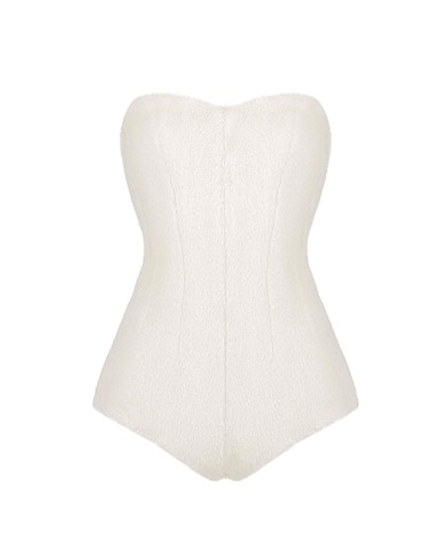 Топ-боди корсетное меховое