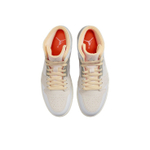 Кроссовки Air Jordan 1 Mid White and Phantom