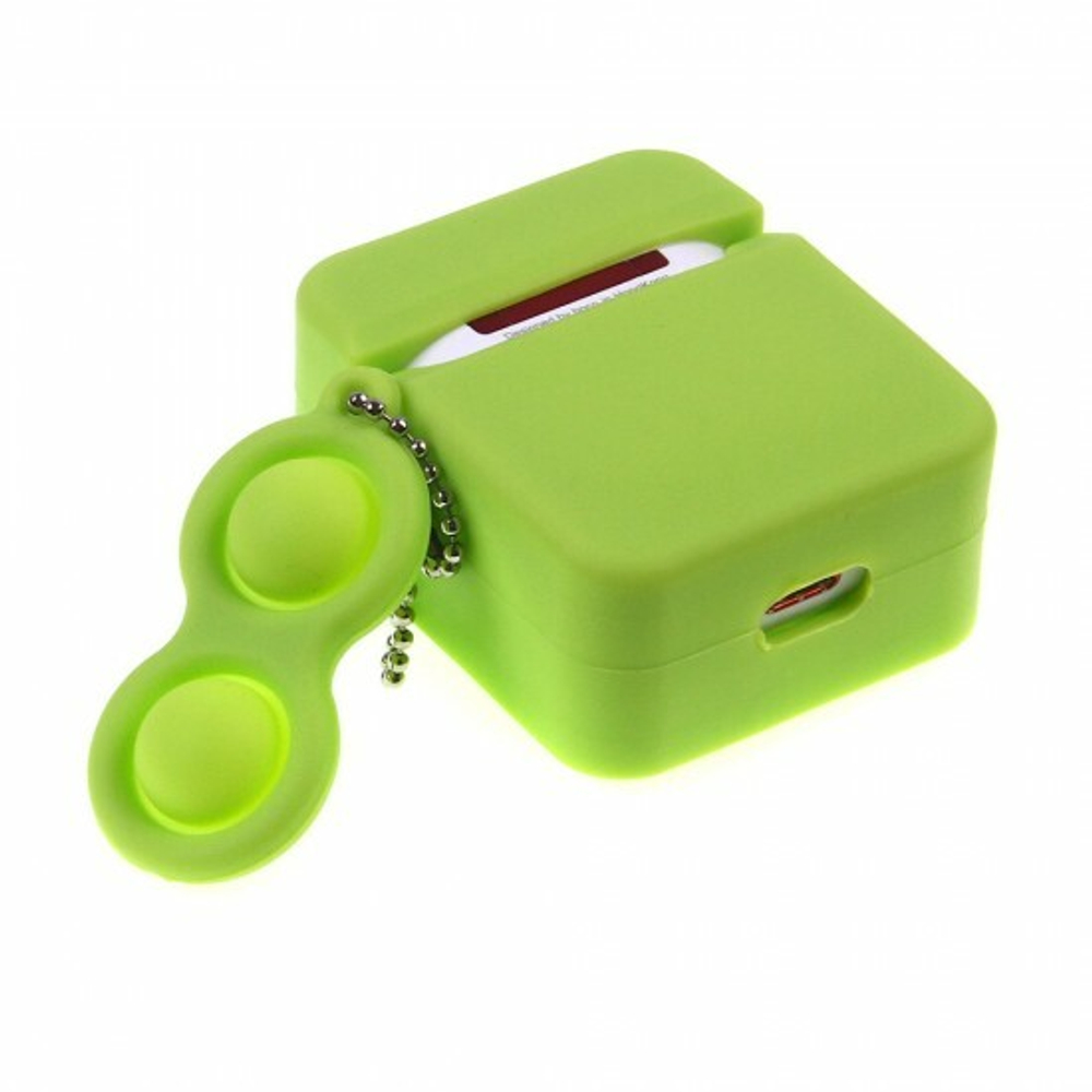 Силиконовый чехол для AirPods Pop it, 012635 Сиреневый